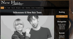 Desktop Screenshot of newhairteam.dk