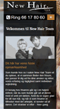 Mobile Screenshot of newhairteam.dk