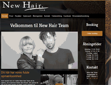 Tablet Screenshot of newhairteam.dk